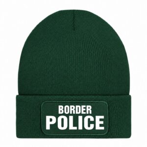 Зимна шапка Border Police Зелена